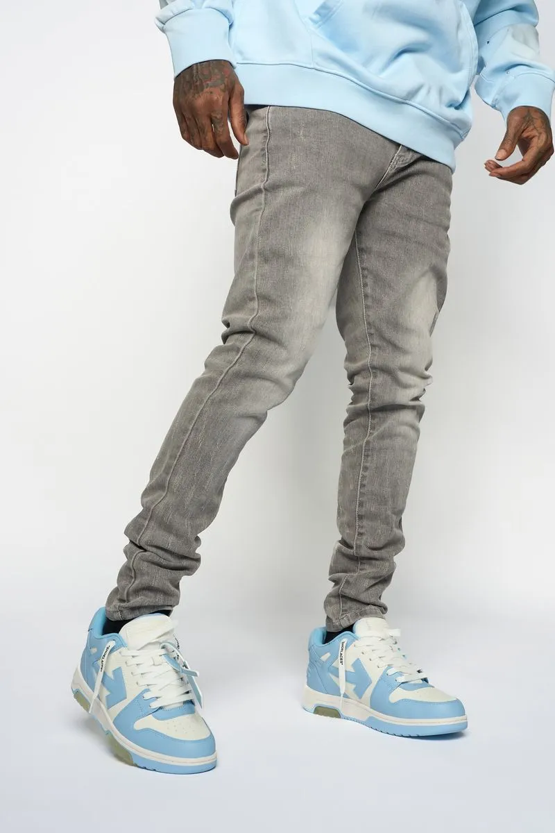 PHEELINGS SURVIVED SKINNY DENIM (Light Grey)