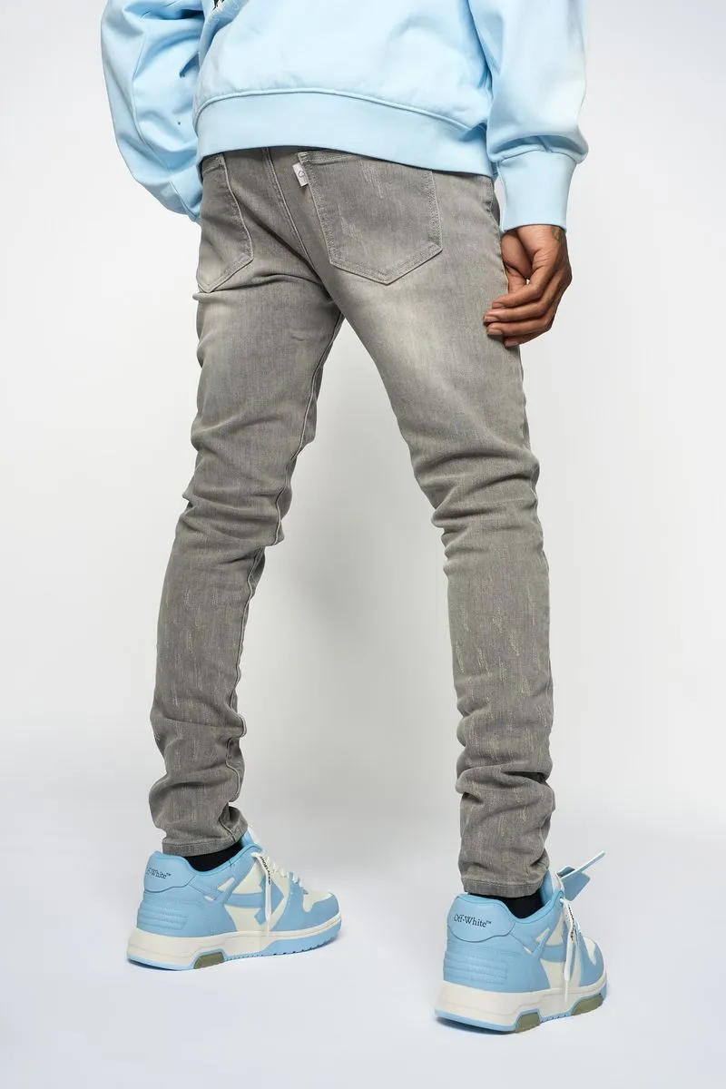 PHEELINGS SURVIVED SKINNY DENIM (Light Grey)