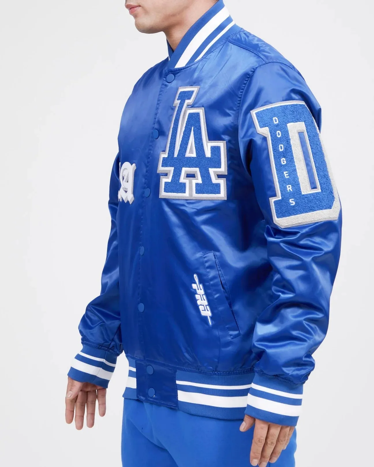 Pro Standard Jacket - Los Angeles Dodgers- Old English Stains - Blue - LLD633531