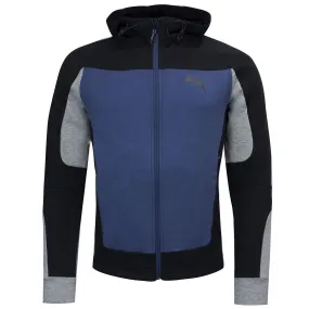 Puma Logo Mens Blue/Black Track Jacket