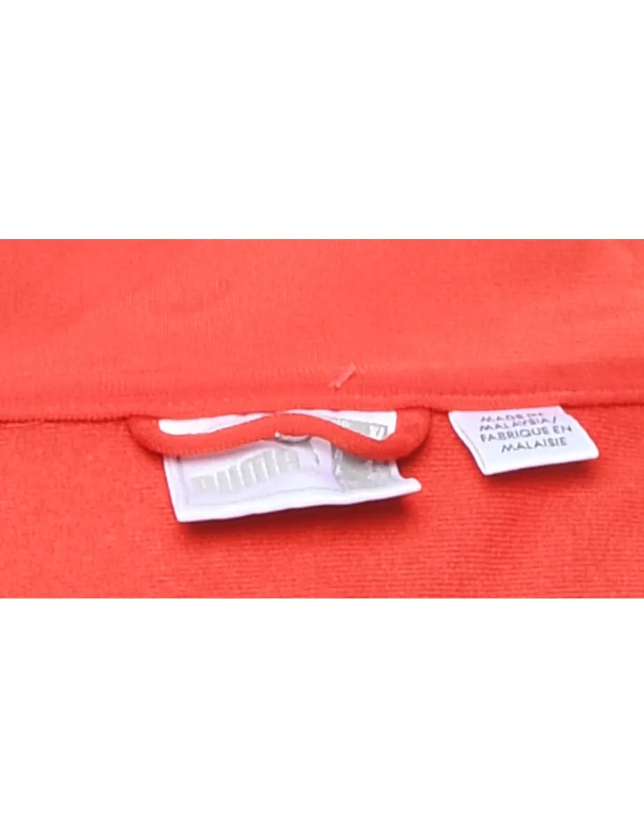 Puma Red Short Sleeve Track Top - S