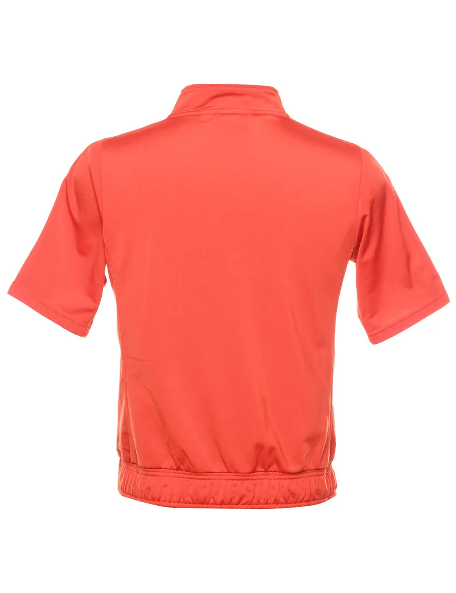 Puma Red Short Sleeve Track Top - S