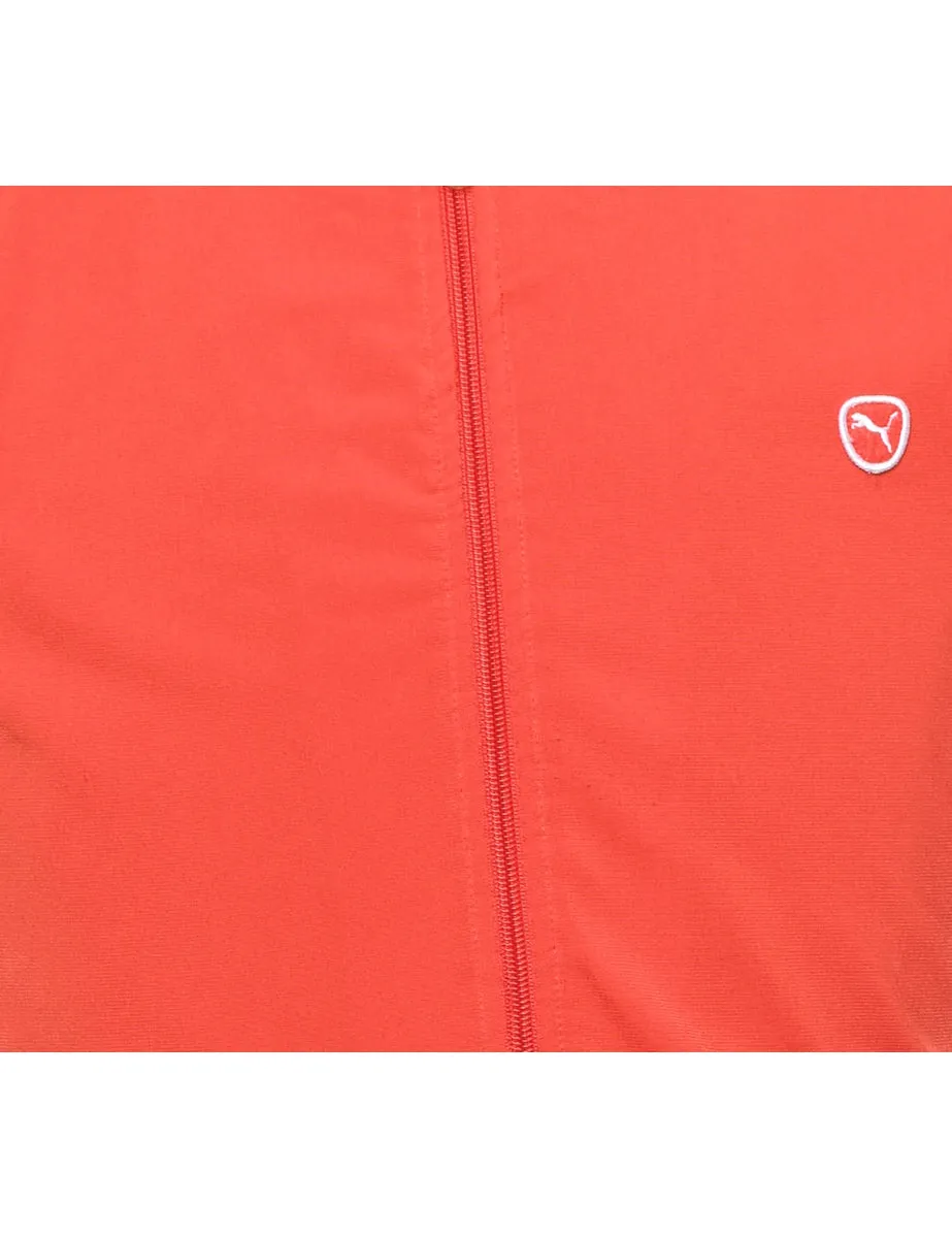 Puma Red Short Sleeve Track Top - S