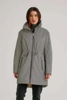 Reflective Anorak with Hidden Hood & Quilted Lining