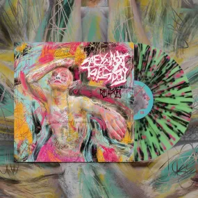 Relapses Coke Bottle Clear & White W/ Black & Hot Pink Splatter LP