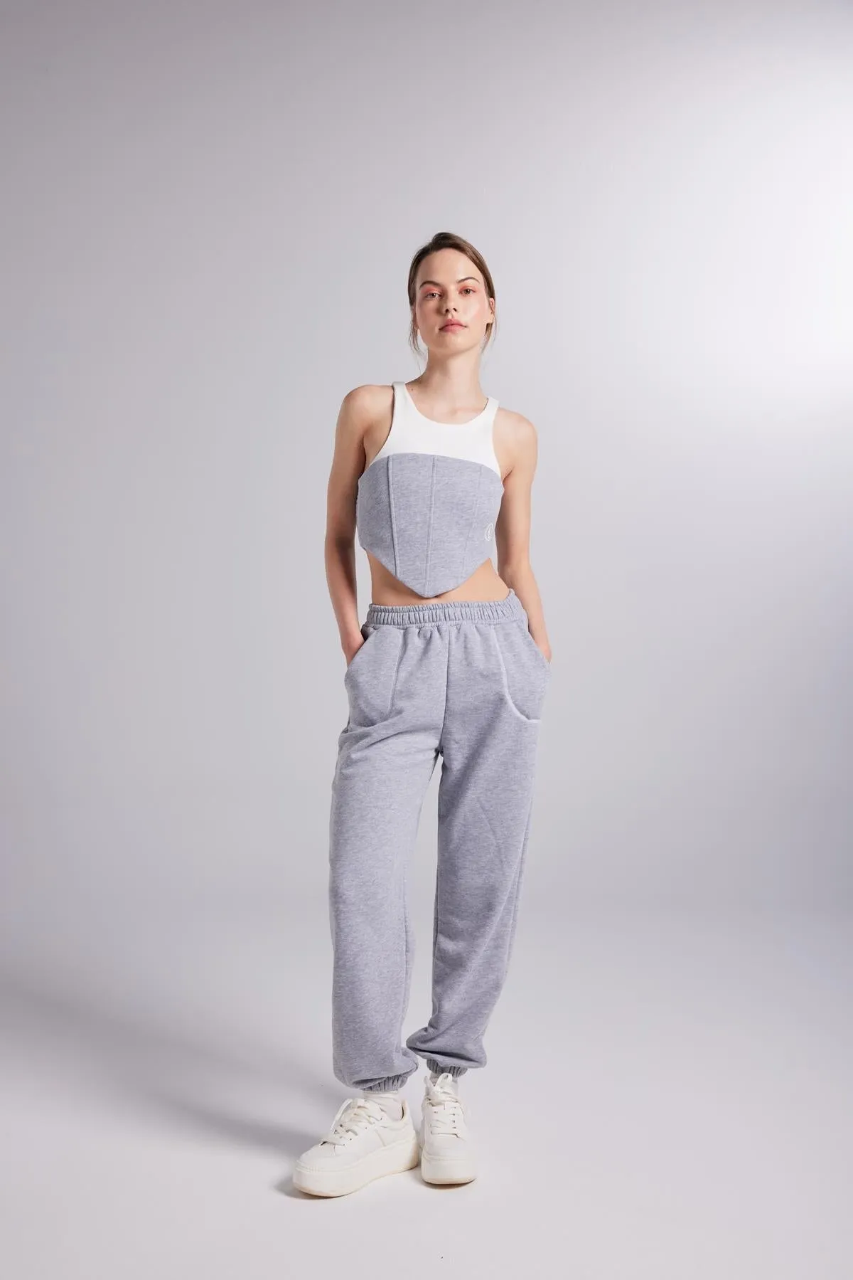 Rhode Elastis Waist Sweatpants Gray