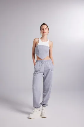 Rhode Elastis Waist Sweatpants Gray