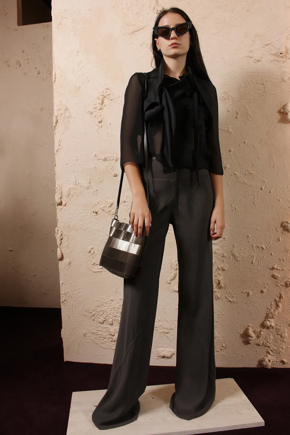 Sheer Cropped Jacket