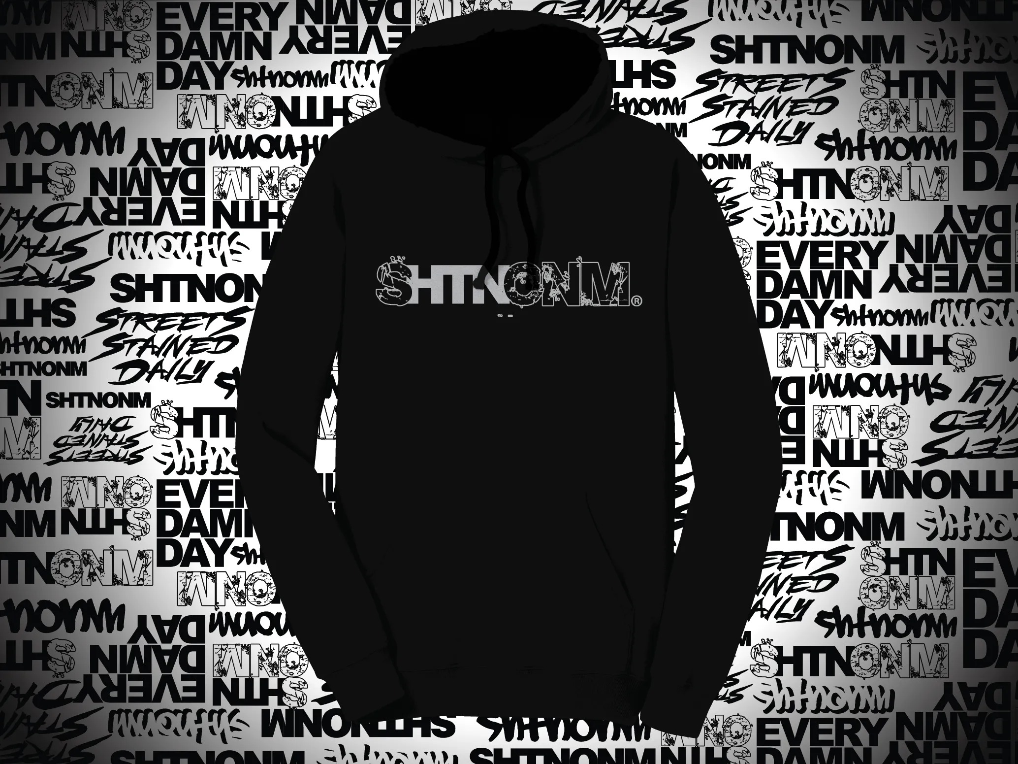 SHTNONM- MENS TATTOO HOODIE