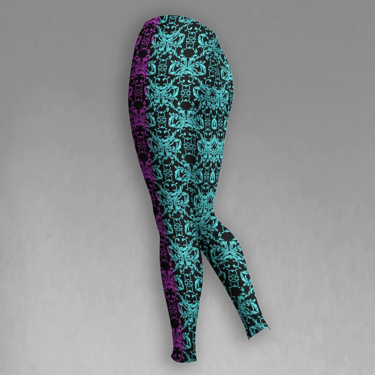 Skull Sugar Pattern Gothic Combo Hoodie and Leggings