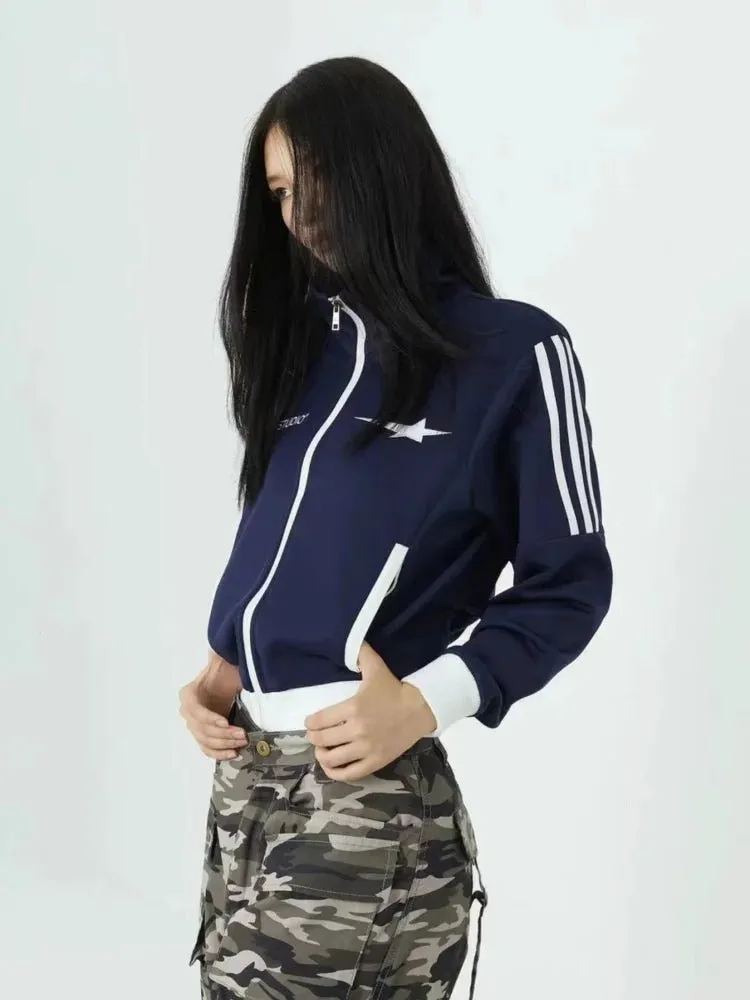 Star Striped Track Jacket