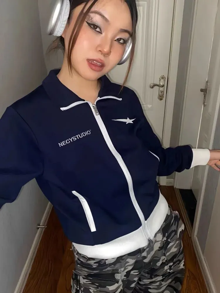 Star Striped Track Jacket