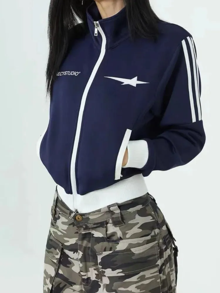 Star Striped Track Jacket