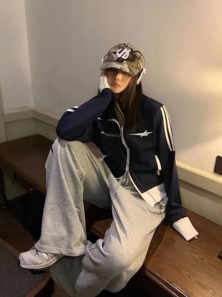 Star Striped Track Jacket