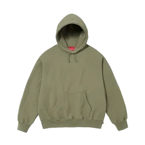 Supreme Satin Appliqué Hoodie 'Light Olive'