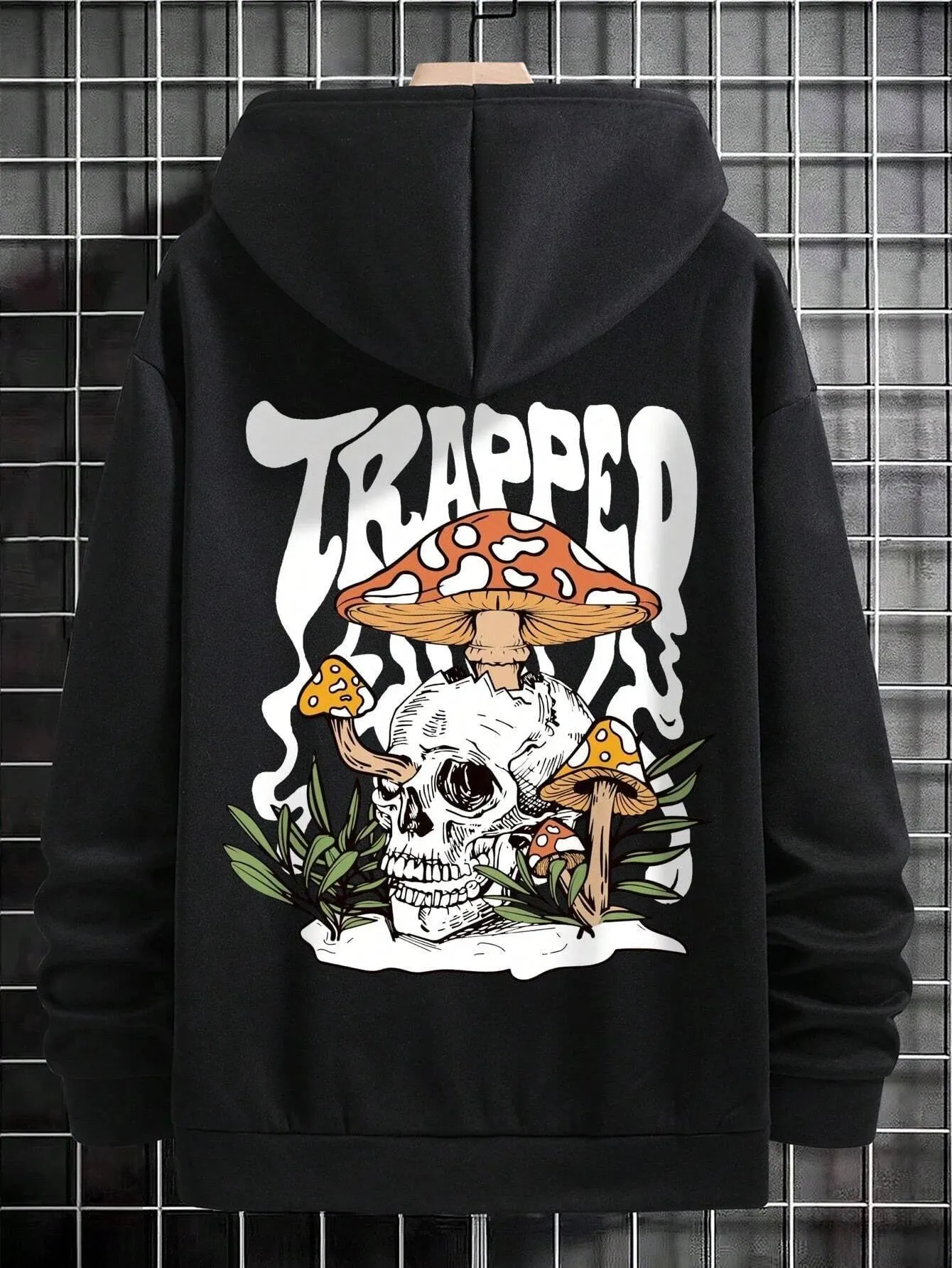 SXV  'Trapped’ Printed Cool Aesthetic Sweatshirt Hoodie