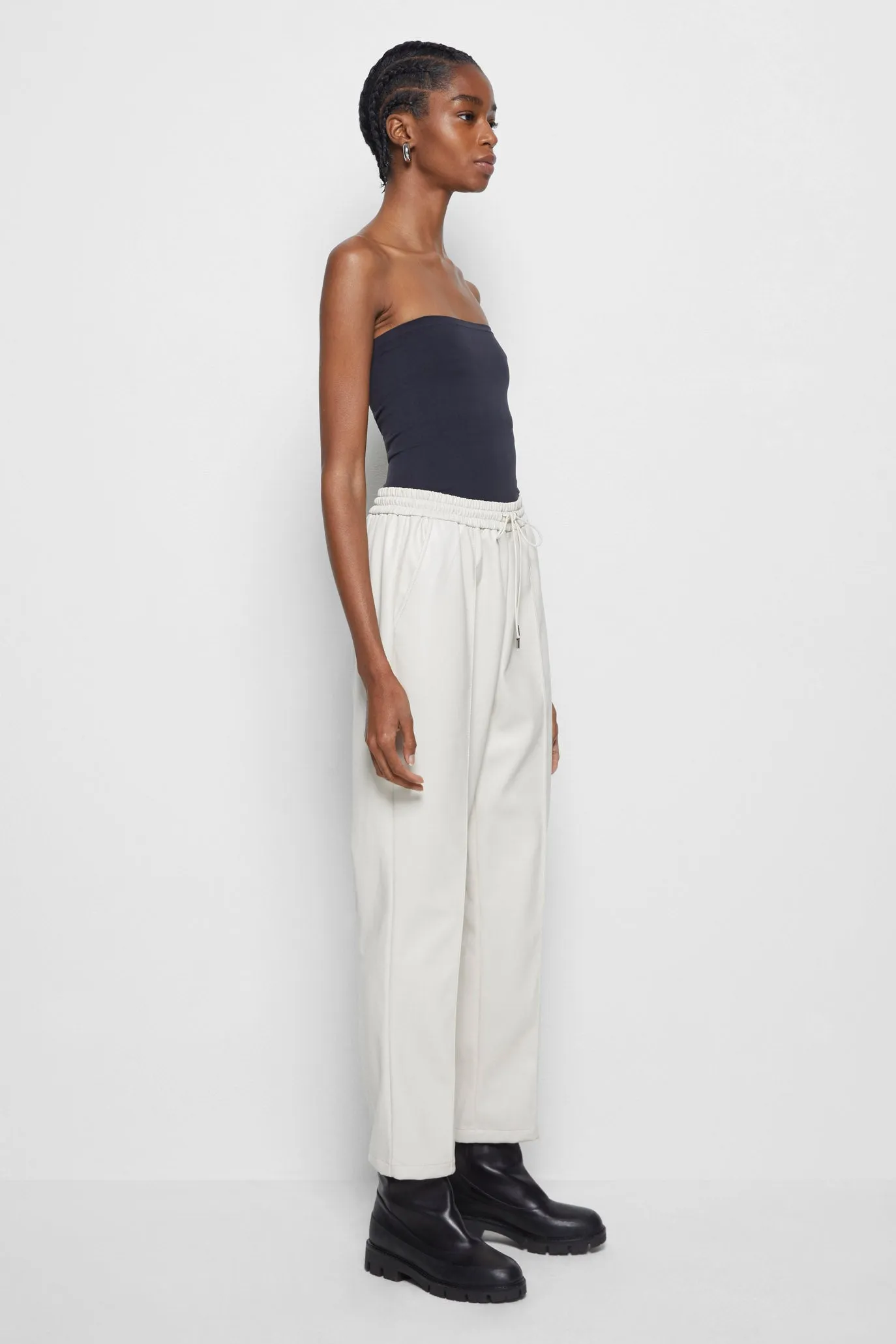 Tay Vegan Leather Jogger