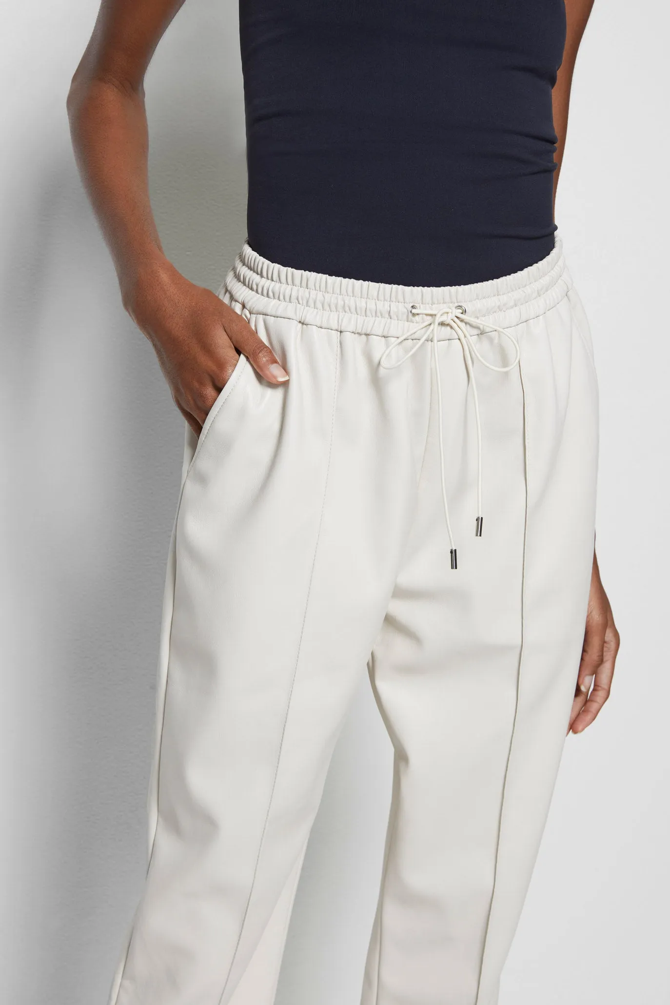 Tay Vegan Leather Jogger