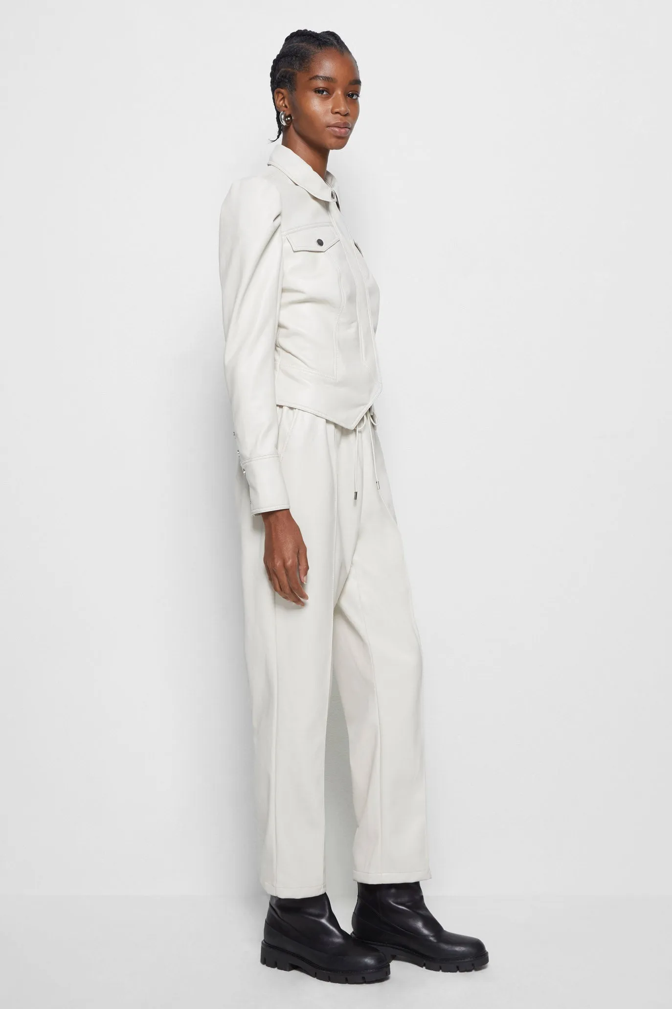 Tay Vegan Leather Jogger