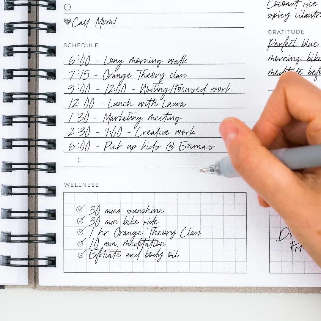The Daily Page 6-Month Planner