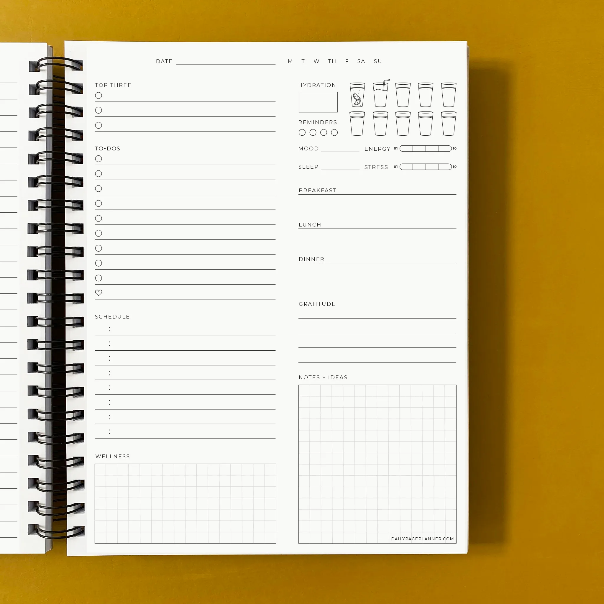 The Daily Page 6-Month Planner