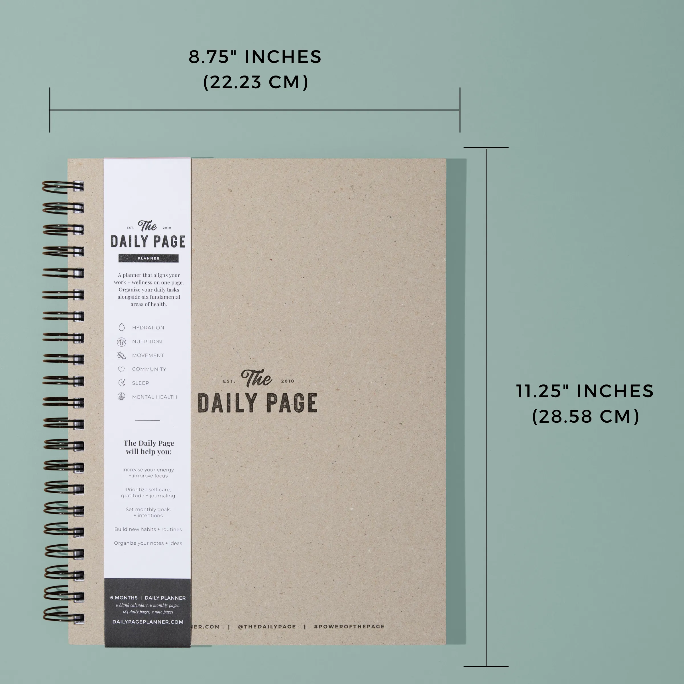 The Daily Page 6-Month Planner