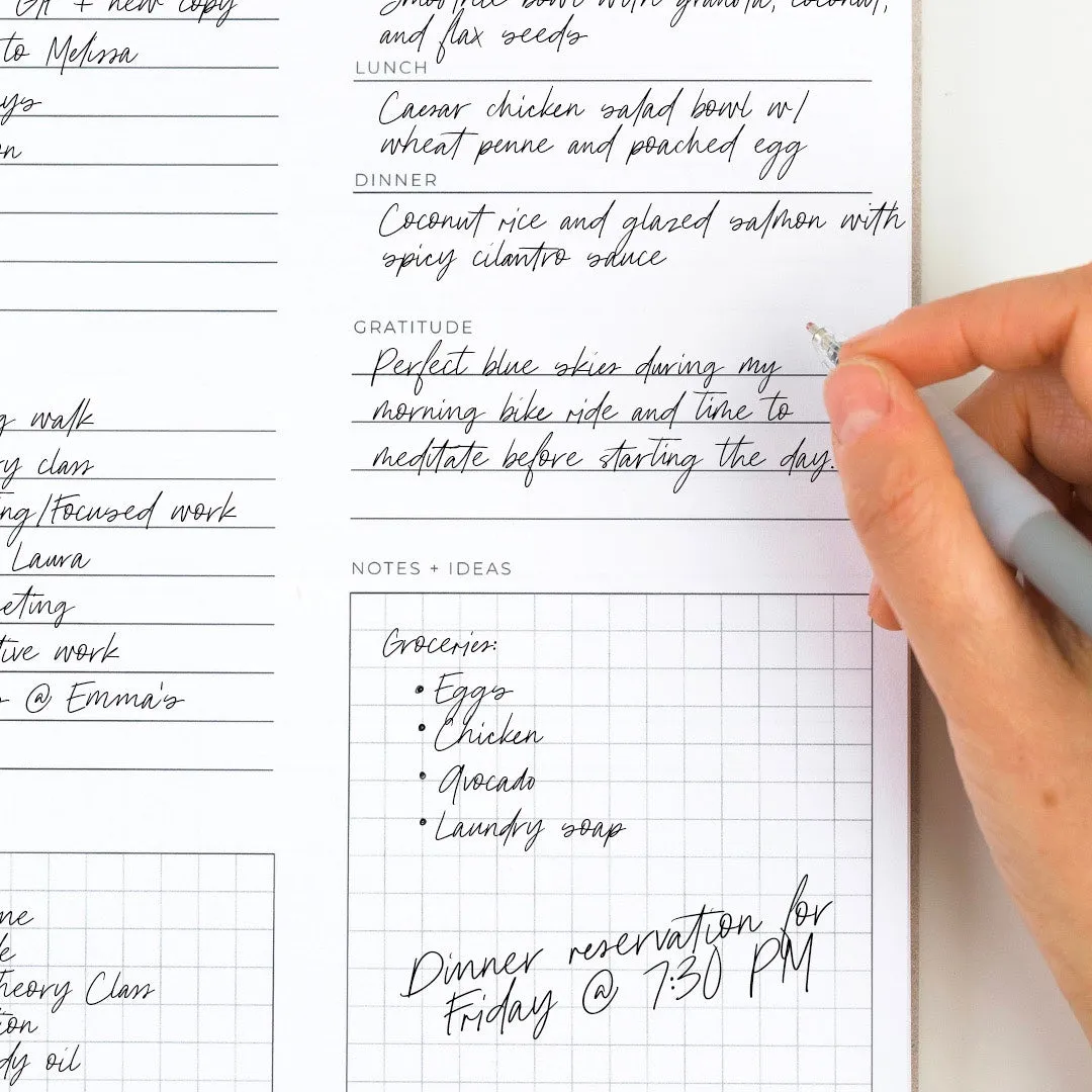 The Daily Page 6-Month Planner