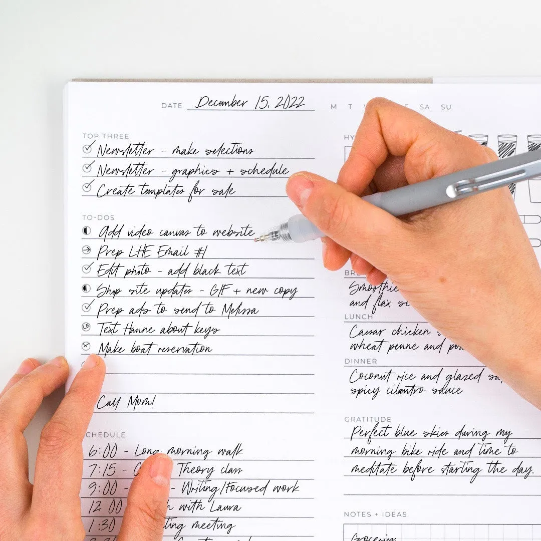 The Daily Page 6-Month Planner