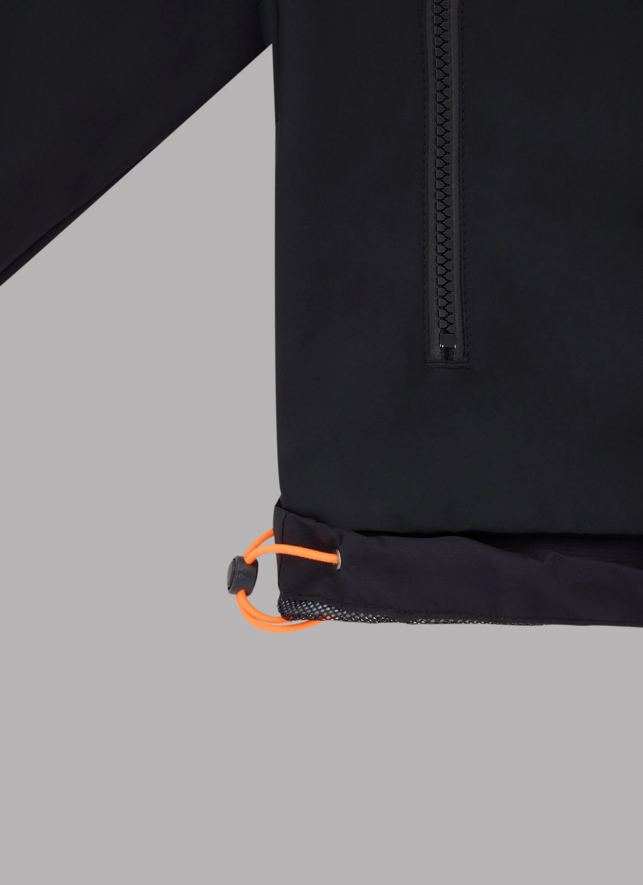 THREE LAYER TRACK JACKET-BLACK