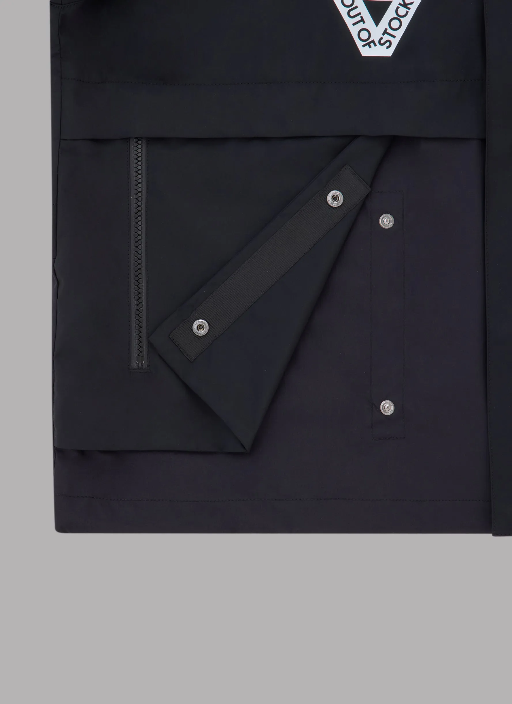 THREE LAYER TRACK JACKET-BLACK