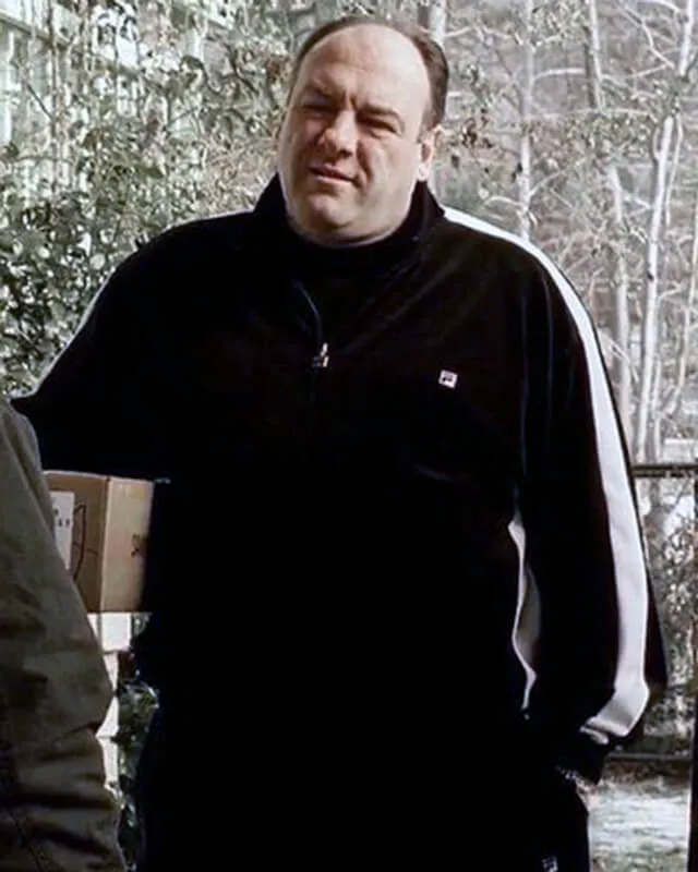 Tony Soprano Black Tracksuit Jacket