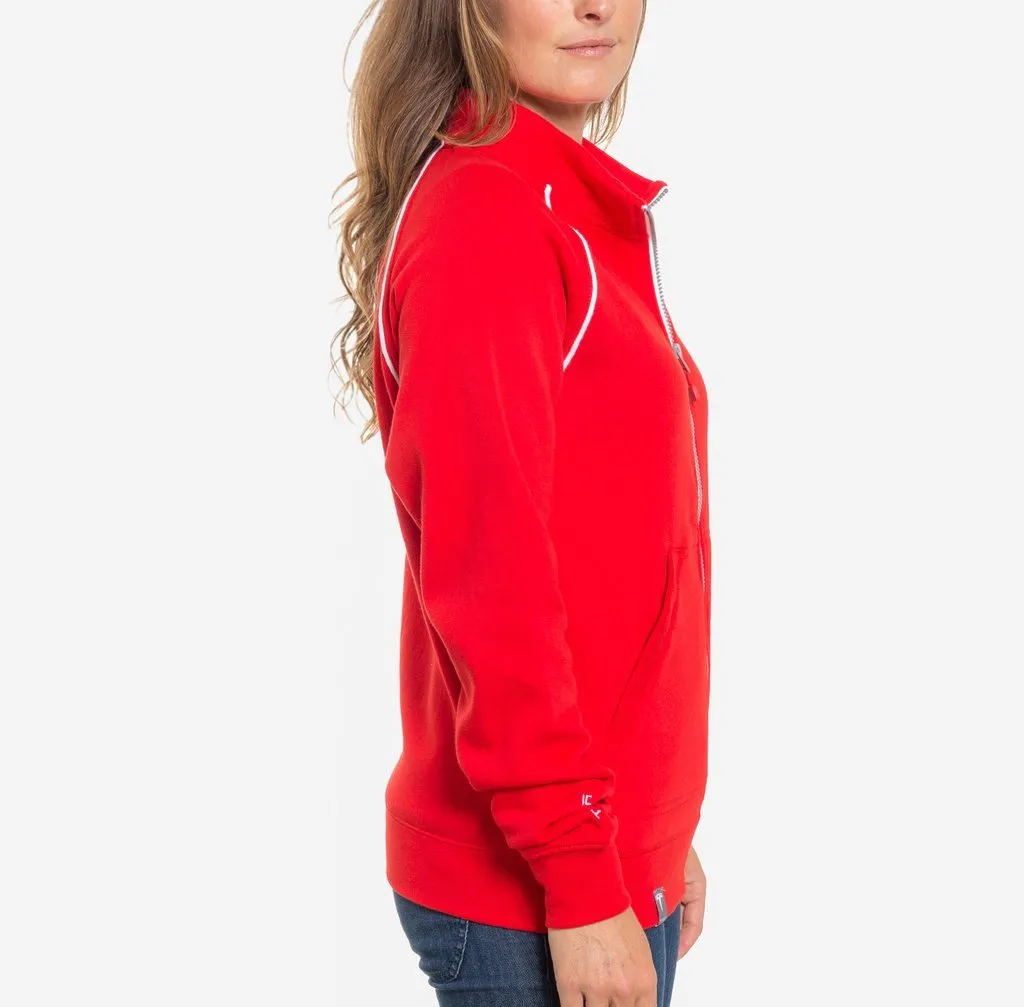 Unisex Red Track Jacket