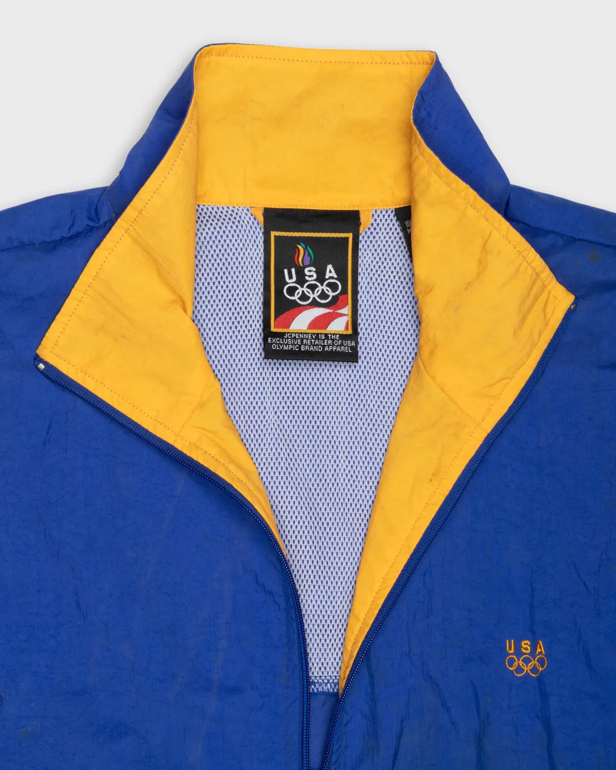 US Olympics panelled windbreaker