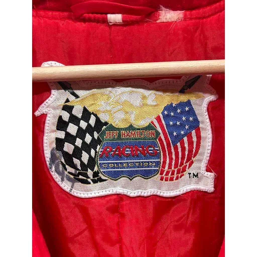 Vintage 1990's Budweiser NASCAR Racing Dale Earnhardt Jr. Racing Jacket