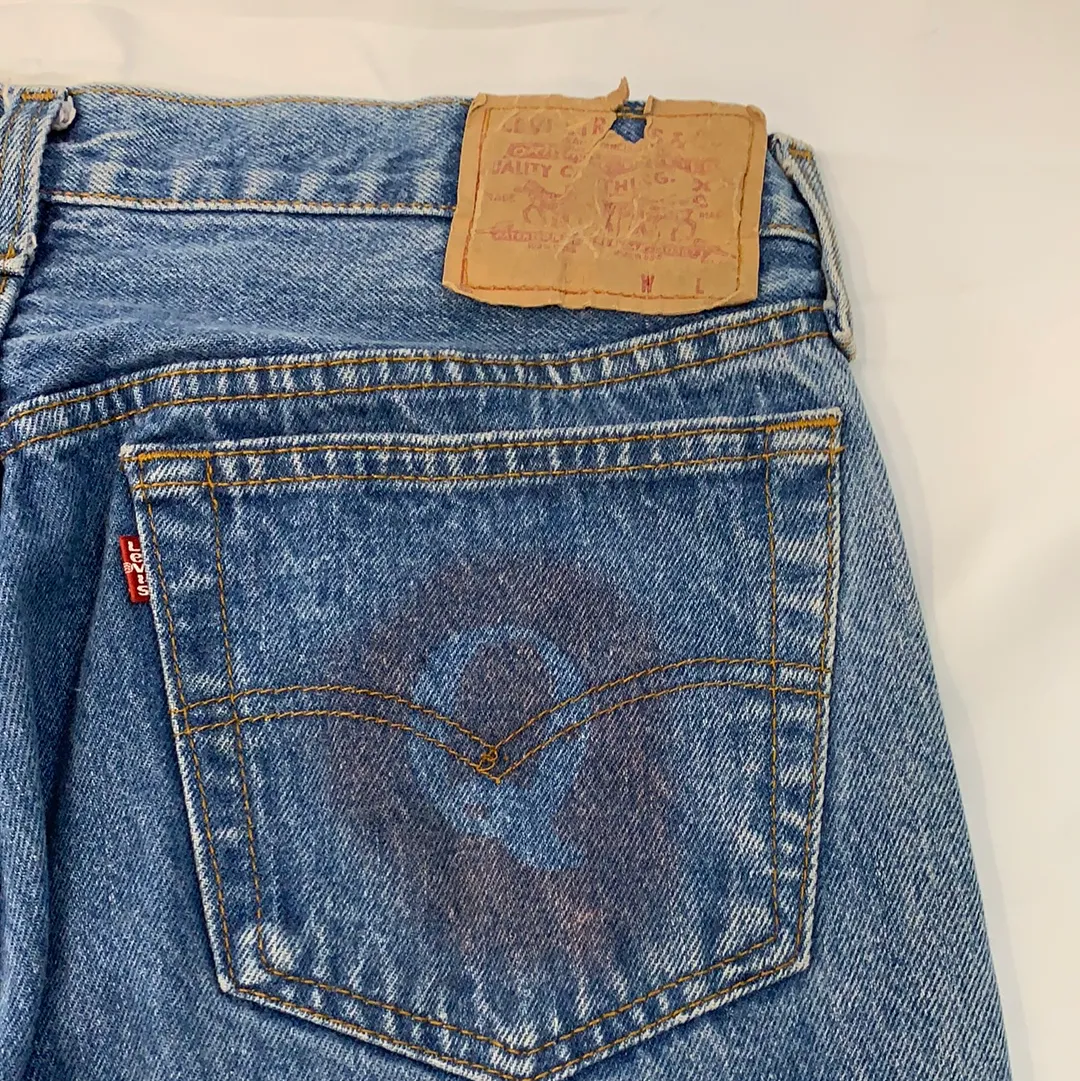 Vintage Levi’s Custom Stencil Jeans - W30