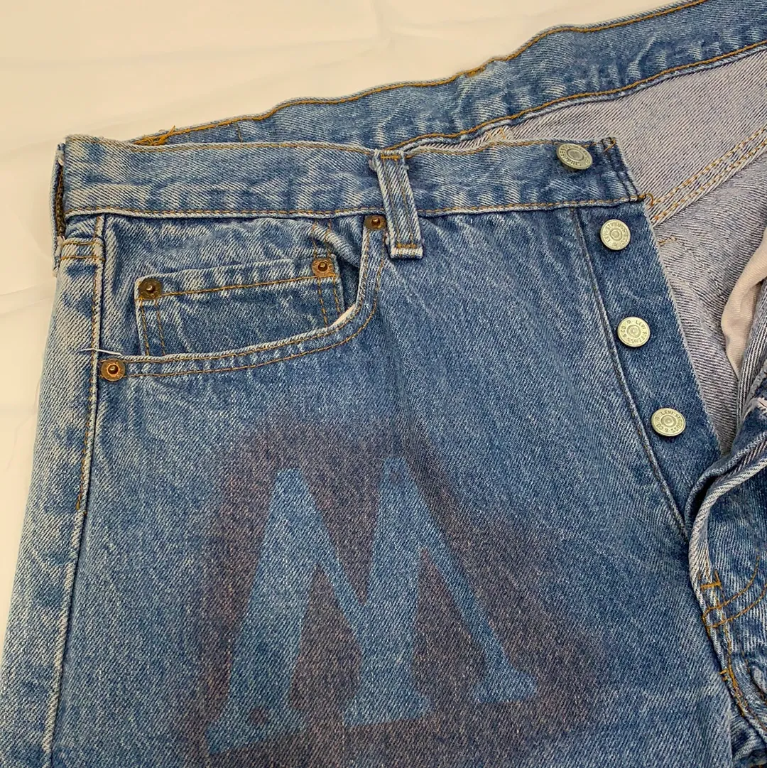 Vintage Levi’s Custom Stencil Jeans - W30