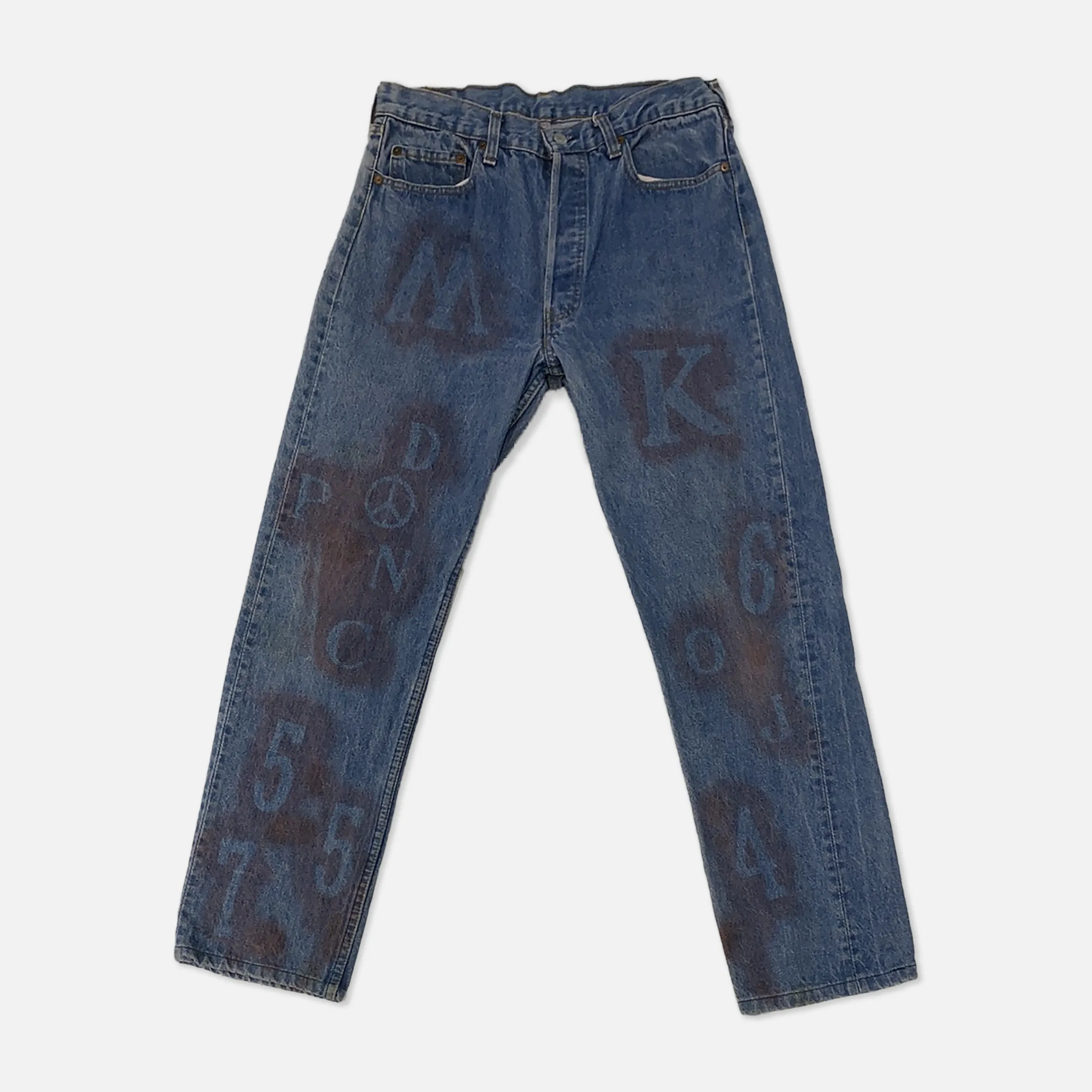 Vintage Levi’s Custom Stencil Jeans - W30