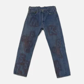Vintage Levi’s Custom Stencil Jeans - W30
