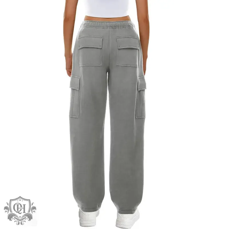 Wide Leg Sweatpants with Pockets