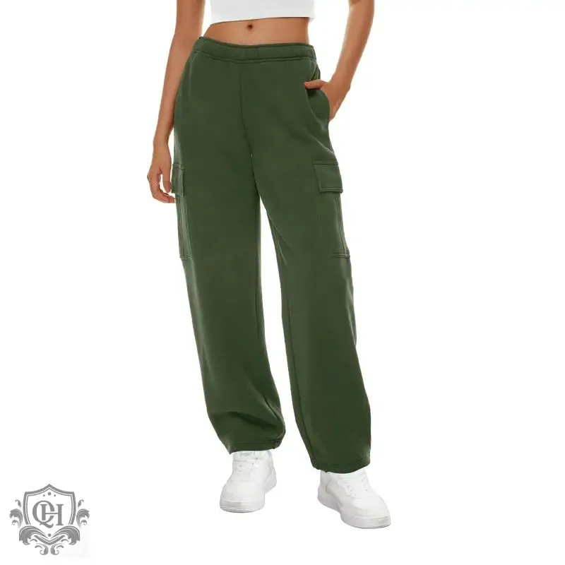 Wide Leg Sweatpants with Pockets