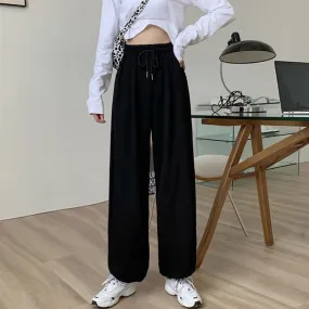 Women's High Waist Jogging Baggy Trousers