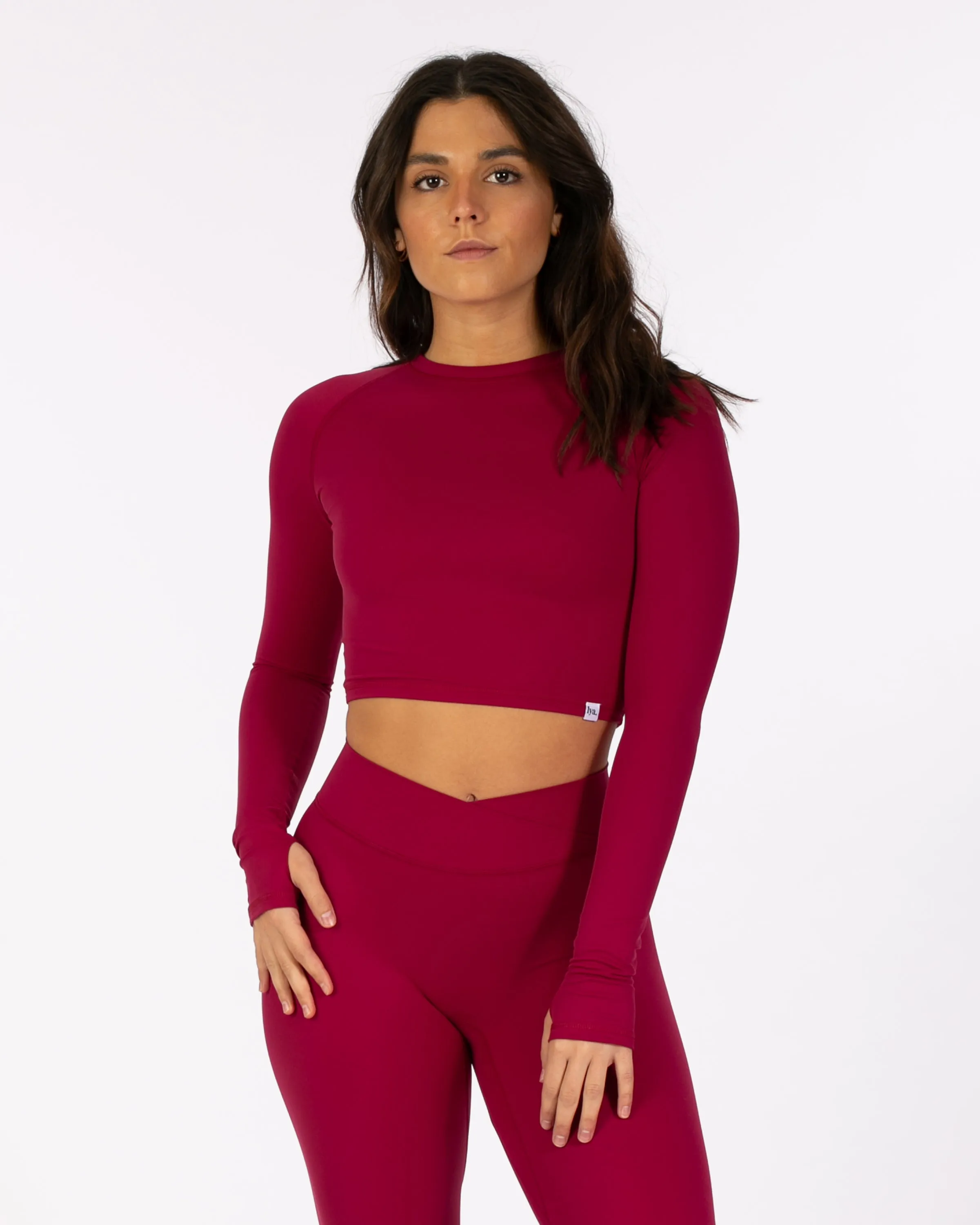 Zen Crop Top 2.0 - Cherry