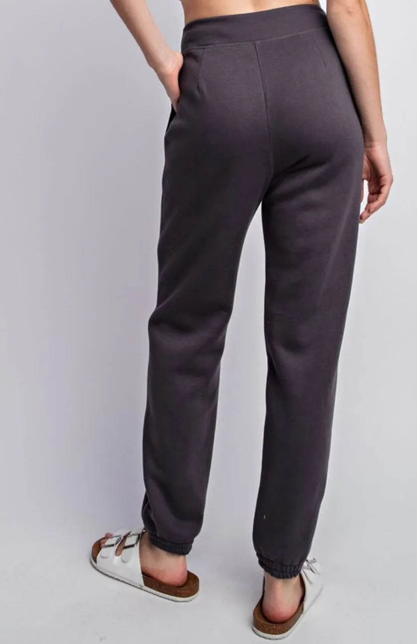 Zip It Up Sweatpants Black